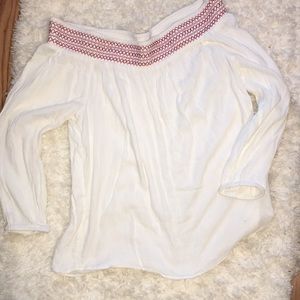 Off the shoulder top